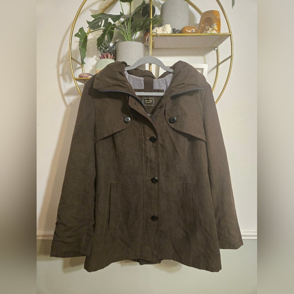 SMYTHE Sample Wool Cashmere Utility Jacket | Packable Hood | Rare